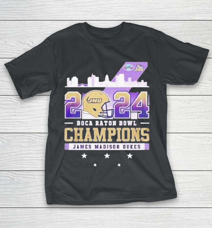 2024 Boca Raton Bowl Champions James Madison Dukes Ncaa Division Shirts