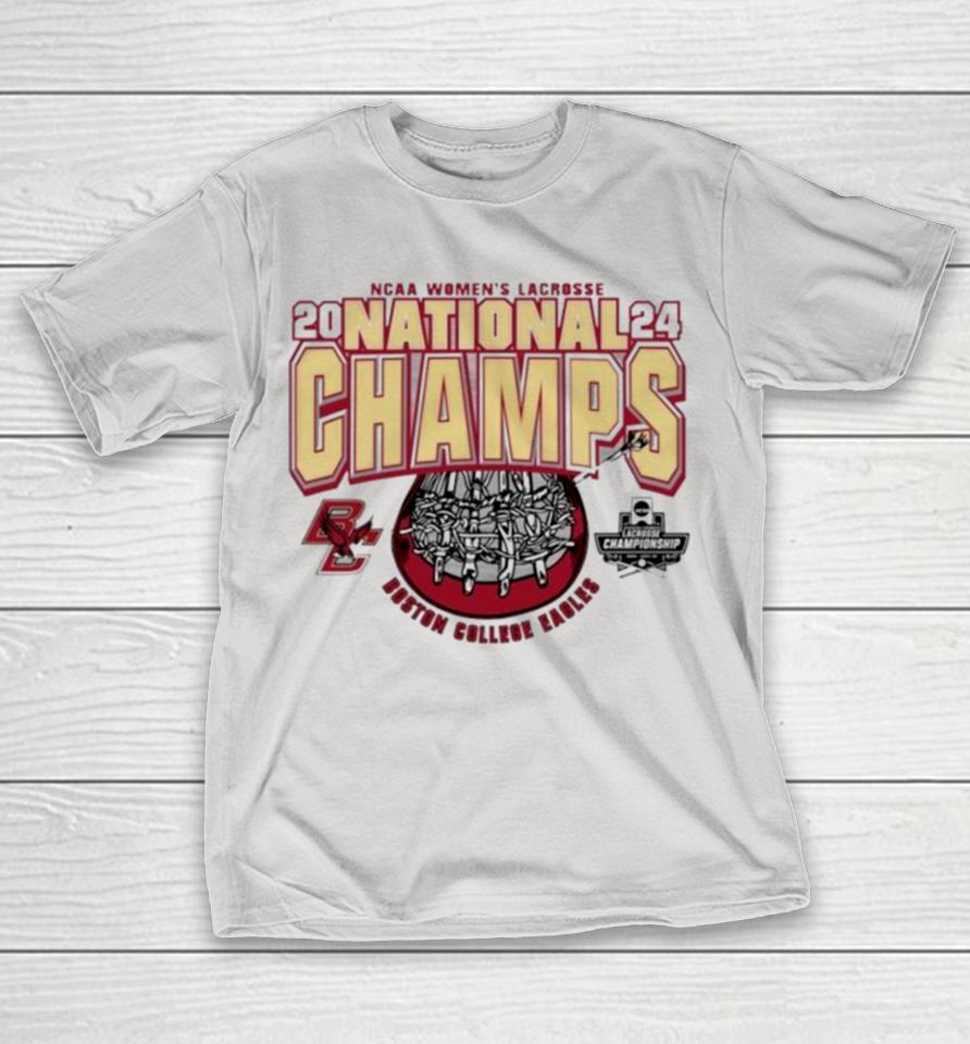 2024 NCAA Women’s Lacrosse National Champions Boston College Eagles logo Shirts