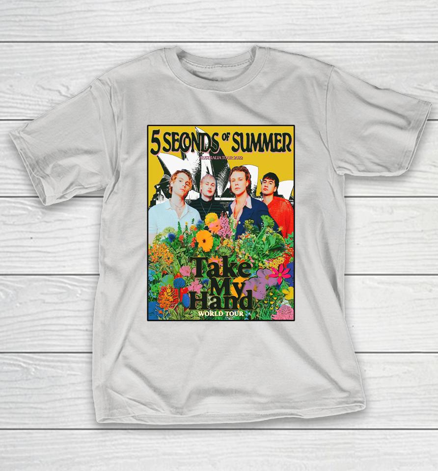 5 Seconds Of Summer Take My Hand Sydney Event Shirts