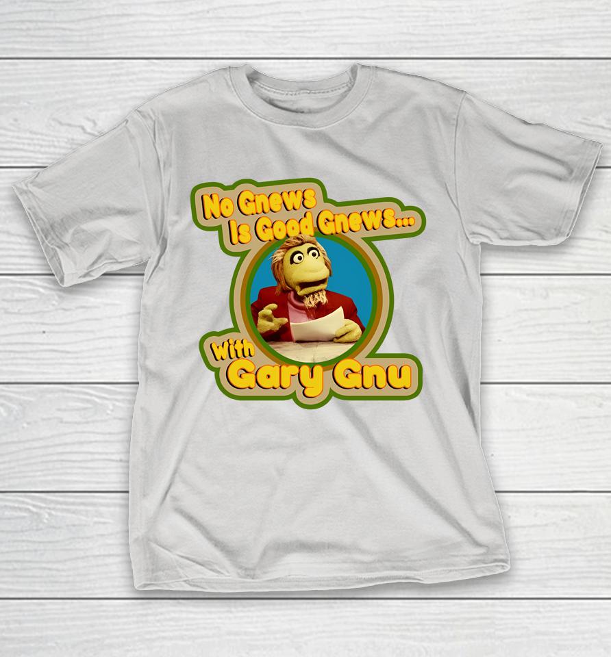 80s No Gnews Is Good Gnews With Gary GNU Shirts