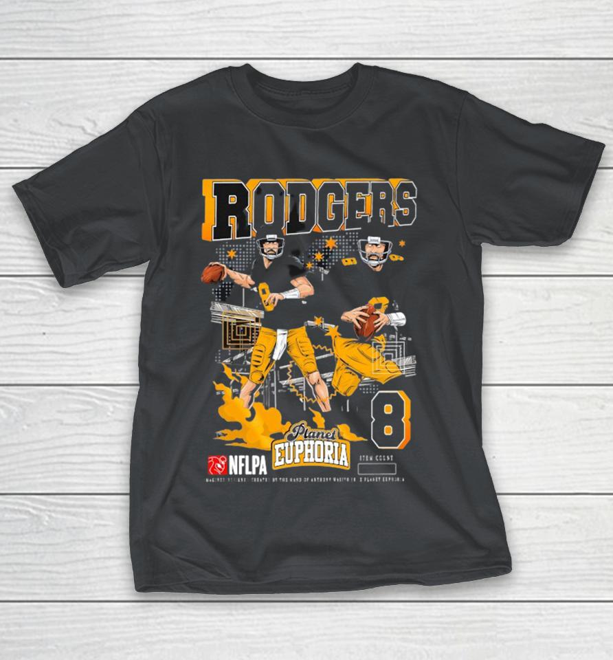 Aaron Rodgers NFLPA Planet Euphoria Pittsburgh Steelers Shirts