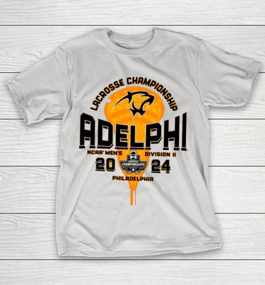 Adelphi Panthers 2024 NCAA Division II Men’s Lacrosse Championship Shirts