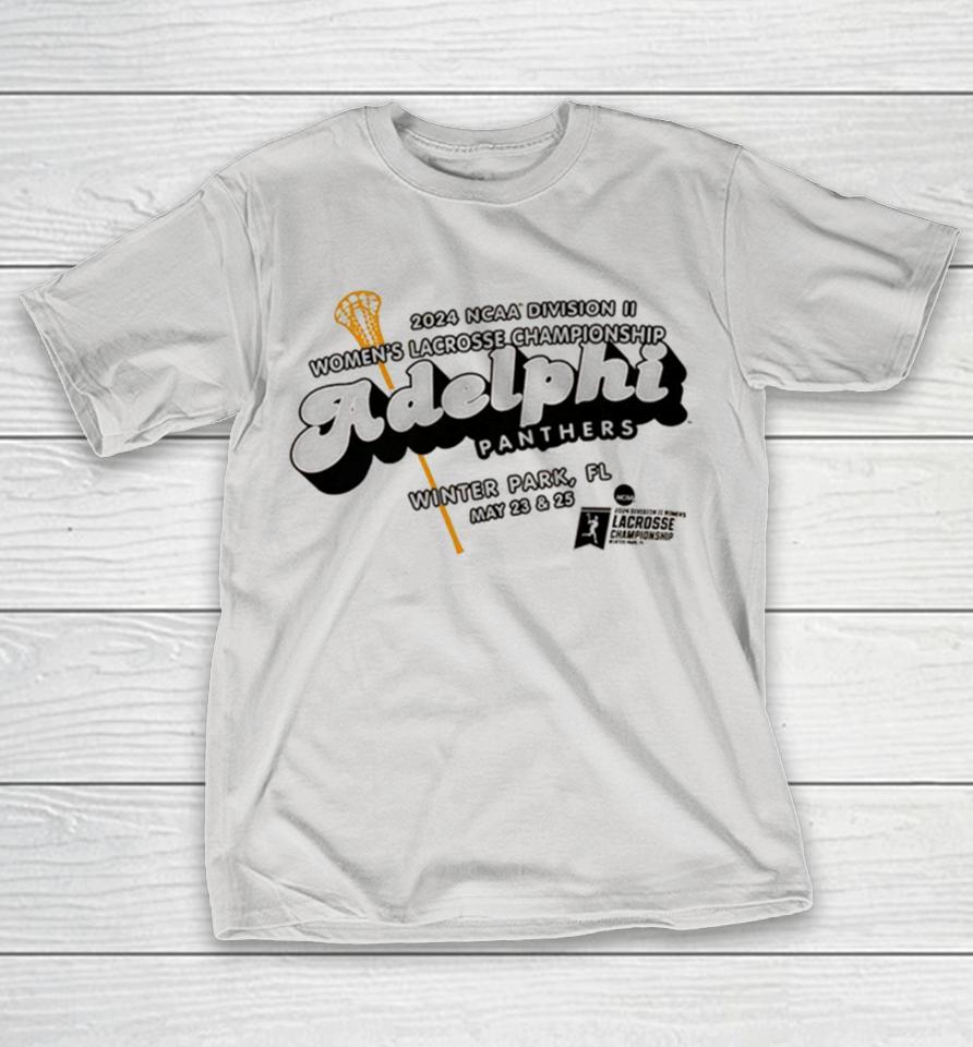 Adelphi Panthers 2024 NCAA Division III Women’s Lacrosse Championship Shirts