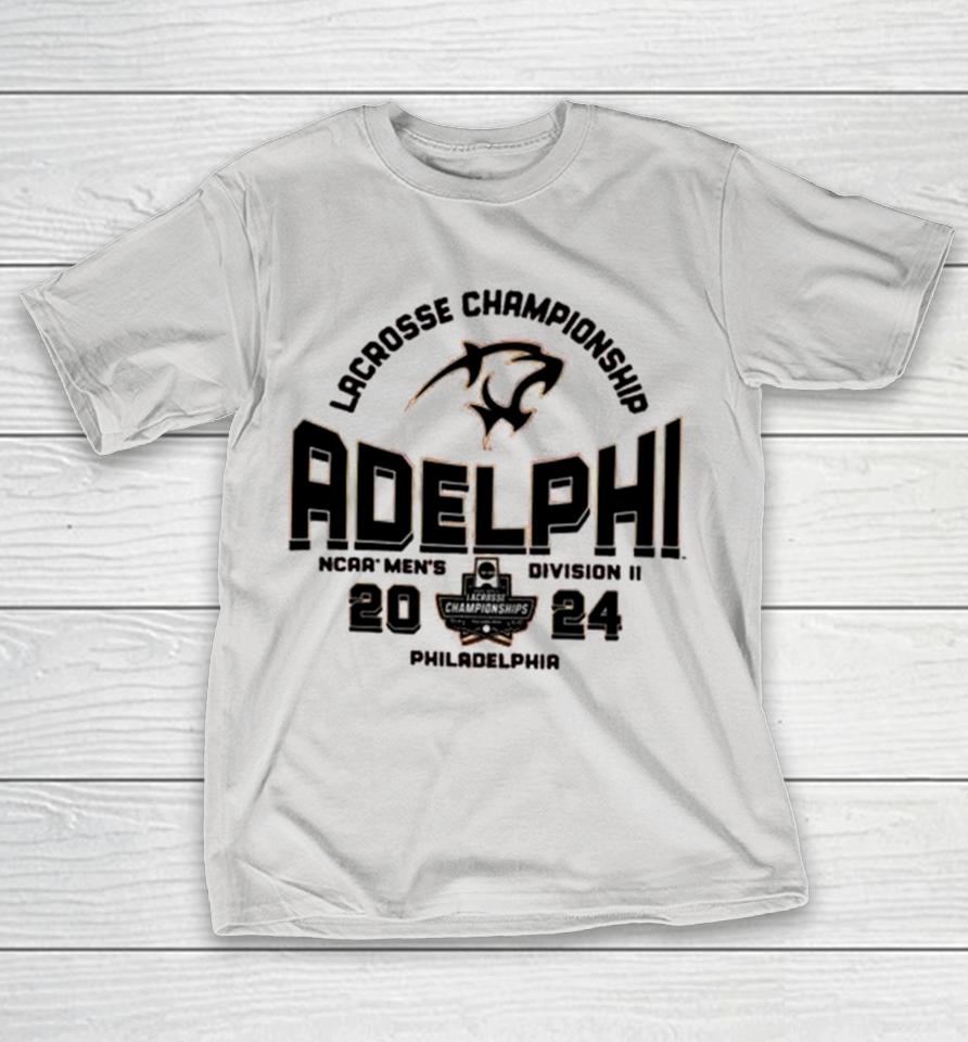 AdelphiPanthers 2024 NCAA Men’s Division II Lacrosse Championship Shirts