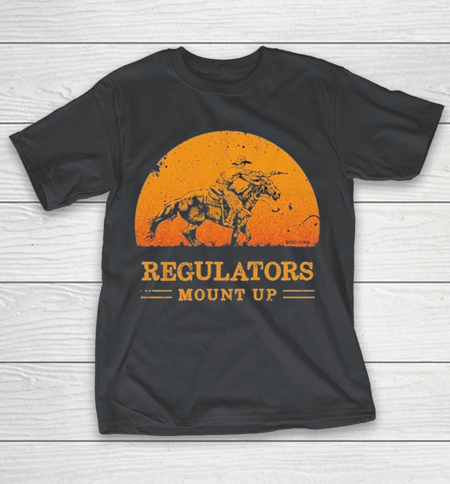 AJ Buckley Regulators Mount Up Bod USA Shirts