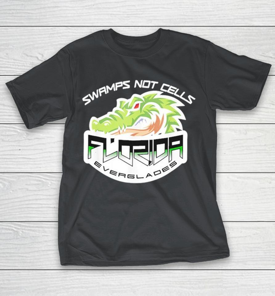Alligator Alcatraz Swamps Not Cells Protect No Ice Everglades Shirts