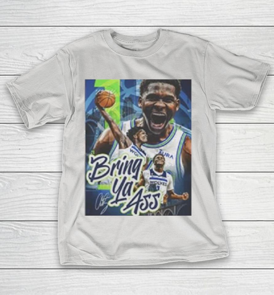 Anthony Edwards Bring Ya Ass Vintage Shirts
