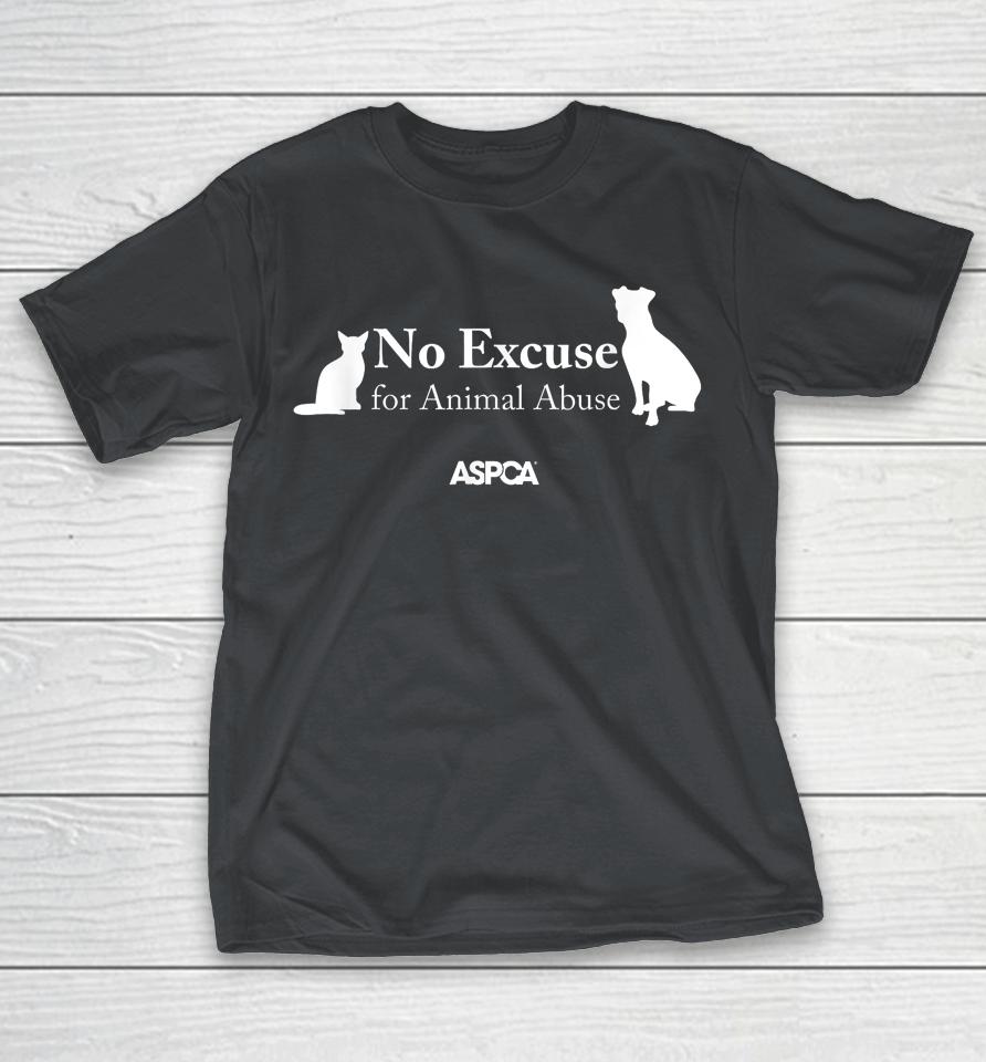 ASPCA No Excuse For Animal Abuse Silhouette Shirts