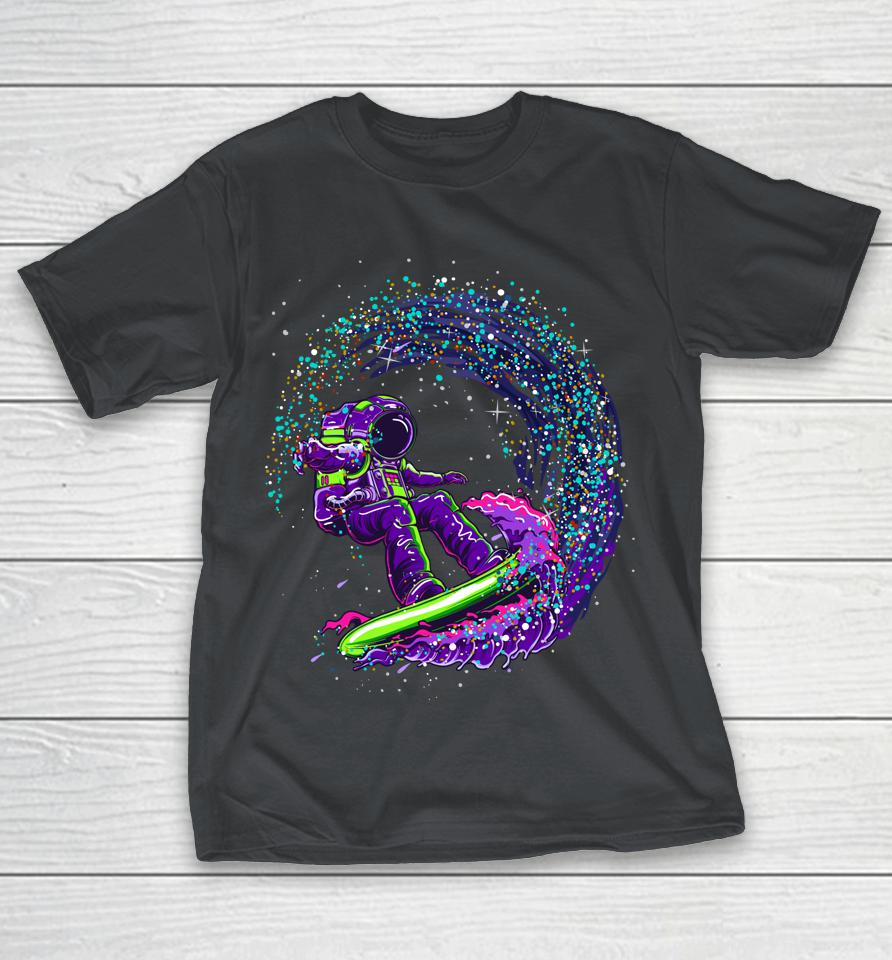 Astronaut Outer Space Surfer Cool Shirts