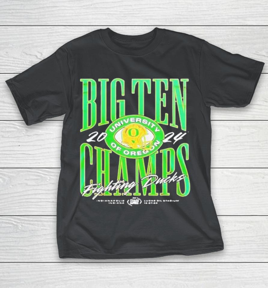 Big Ten Football Champions 2024 Fighting Ducks Oregon Ducks 2024 Ncaa Division Shirts