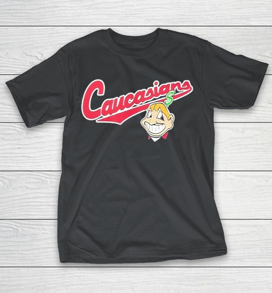 Bomani Jones Caucasians Chief Wahoo Cleveland Guardians Mascot Head Shirts