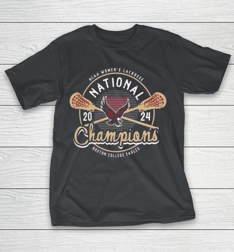 Boston College Eagles 2024 NCAA Women’s Lacrosse National Champions Comfort Colors Shirts