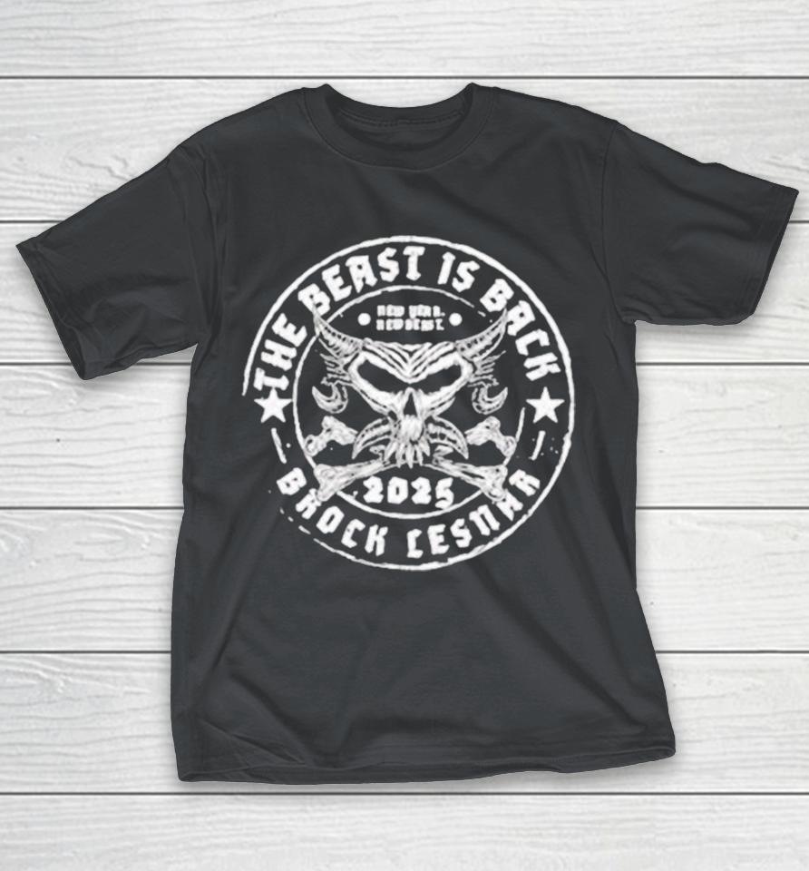 Brock Lesnar The Beast Is Back WWE 2025 Shirts