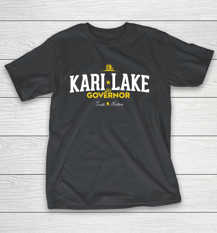 Byron Donalds Wearing Kari Lake For Governor Shirts