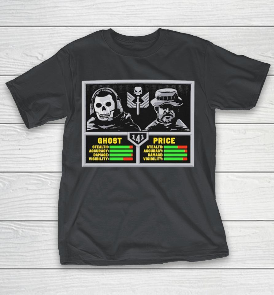 Call Of Duty Ghost Price Casual Play Shirts