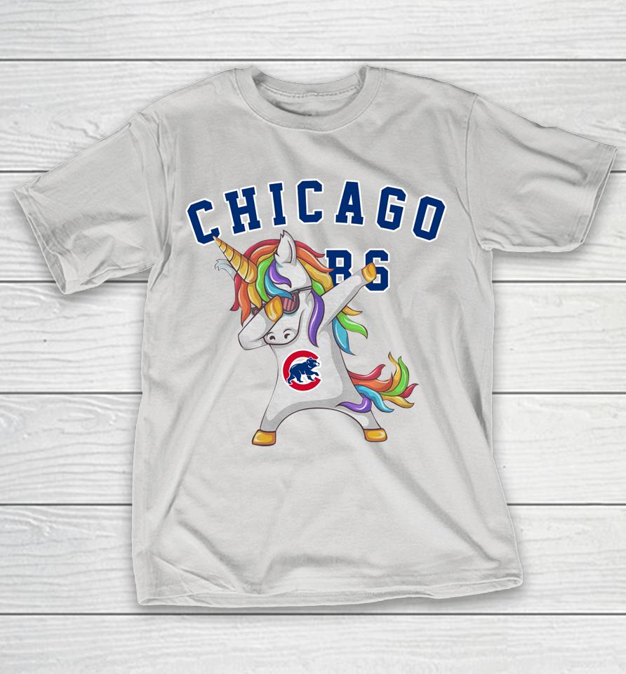 Chicago Cubs MLB Baseball Funny Unicorn Dabbing Sports Shirts