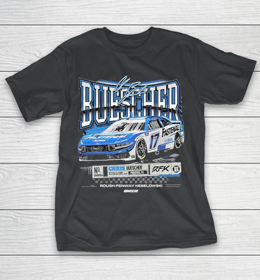 Chris Buescher Fastenal Downforce Roush Fenway Keselowski Nascar Shirts