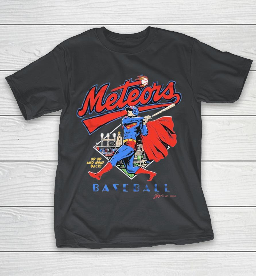 Cleveland Guardians Meteors Up Up And Away Back Superman Shirts