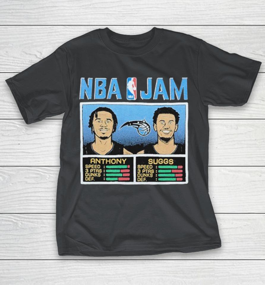 Cole Hilton Anthony And Jalen Suggs NBA Jam Orlando Magic Shirts