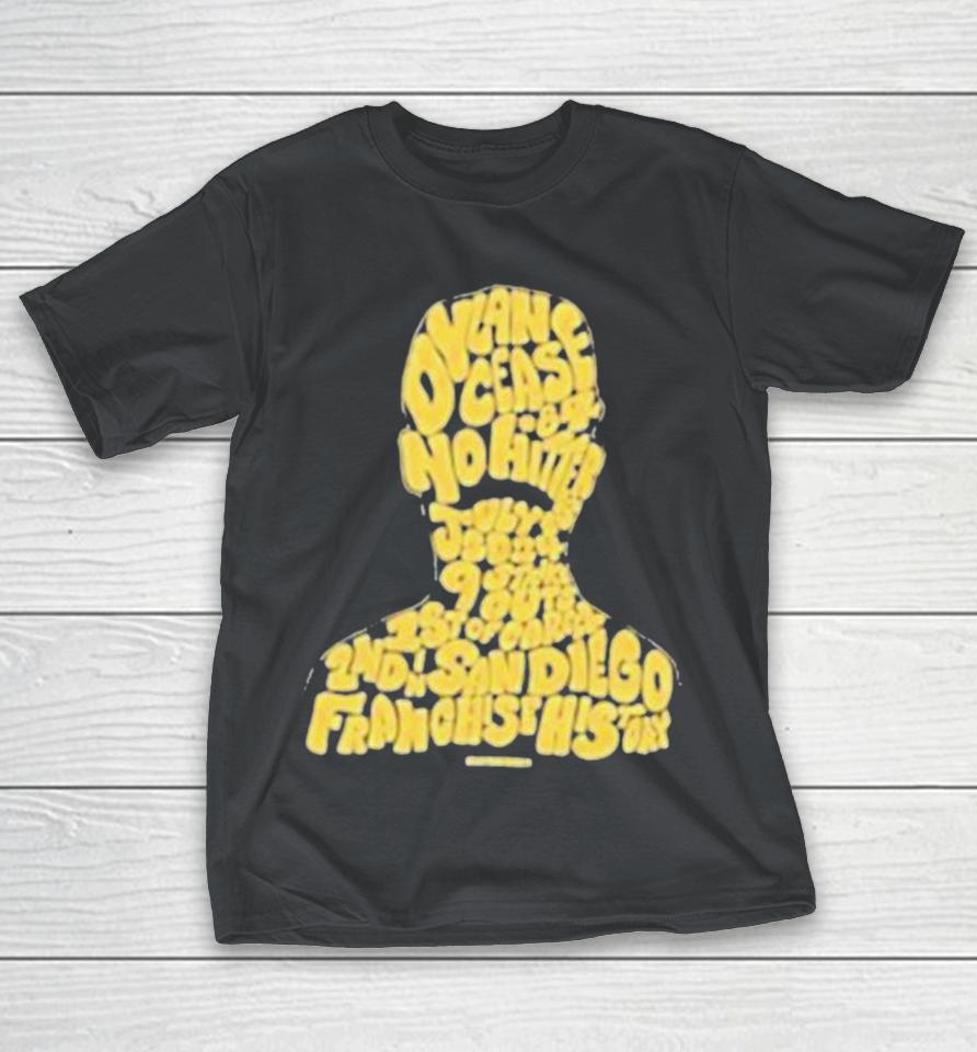 Dead Friar Society Dylan Cease #84 No Hitter San Diego Franchise History Blank Shirts
