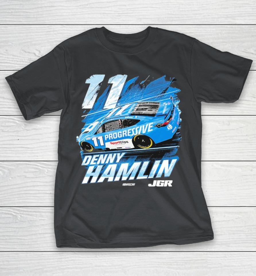 Denny Hamlin Joe Gibbs Racing Team Progressive Car Shirts