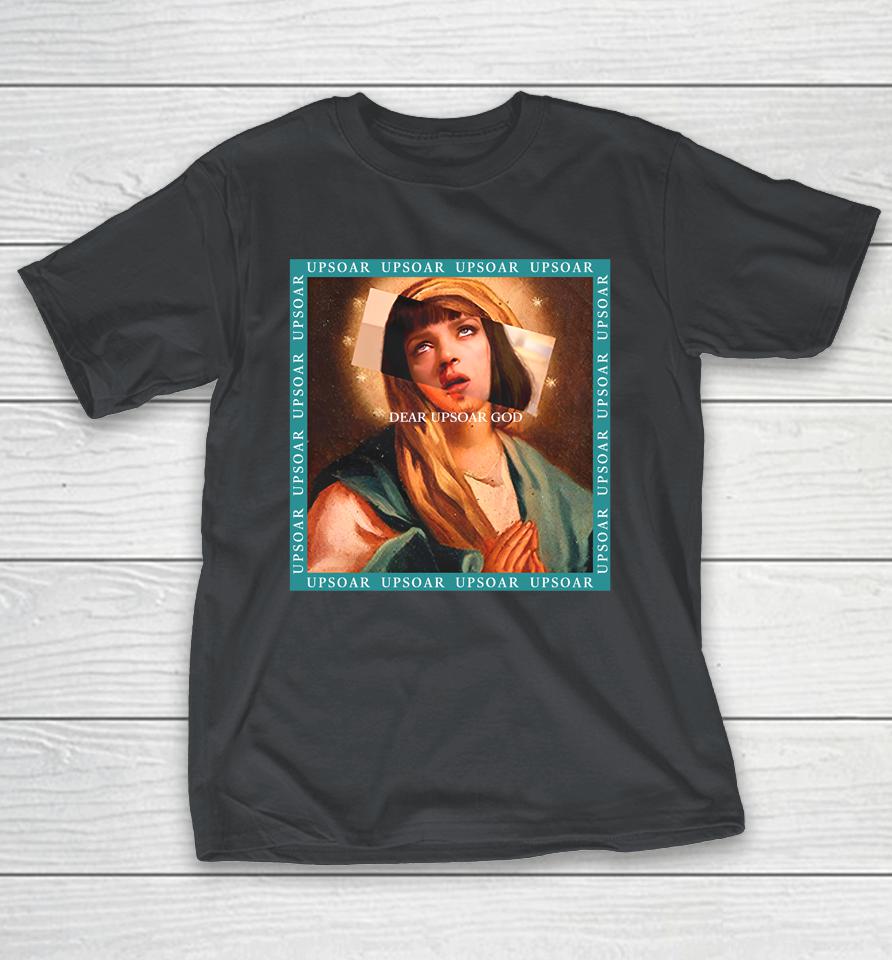 Doja Cat Wearing Mia Wallace Virgin Mary Dear Upsoar God Shirts