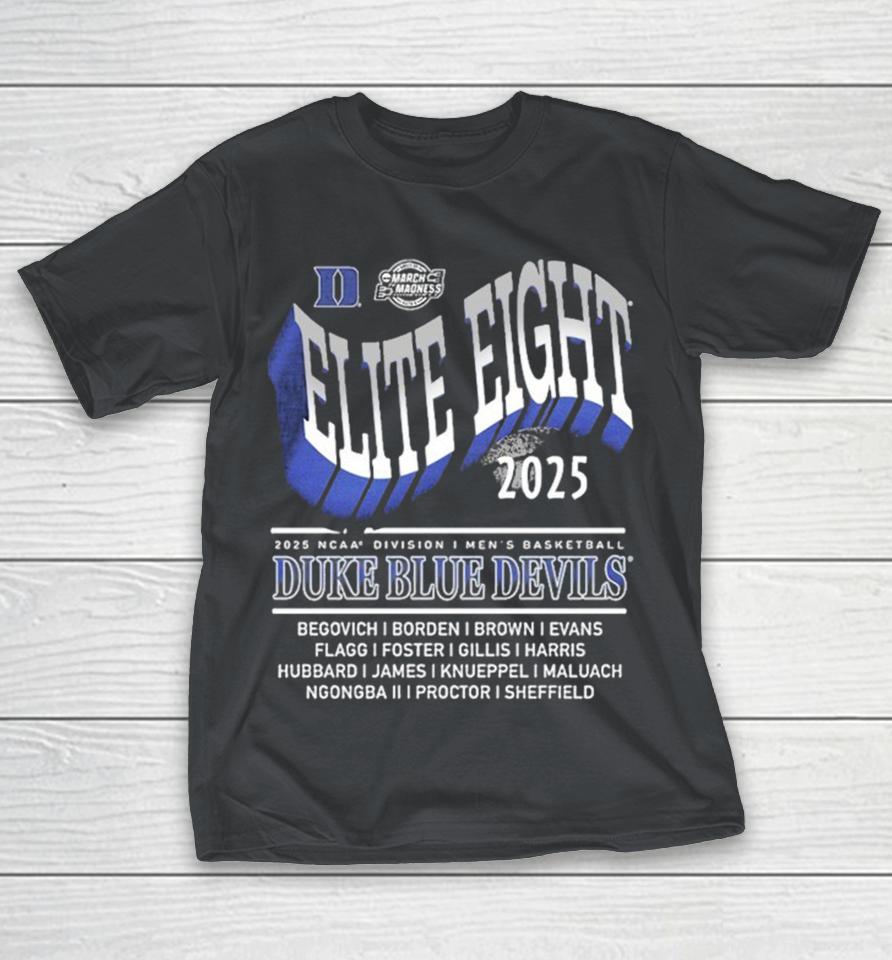 Duke Blue Devils 2025 NCAA Division I Men’s Basketball Elite Eight March Madness Shirts