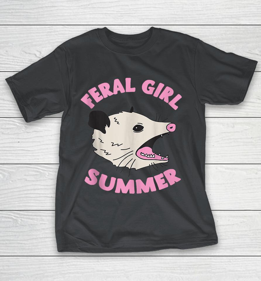 Feral Girl Summer Opossum Shirts