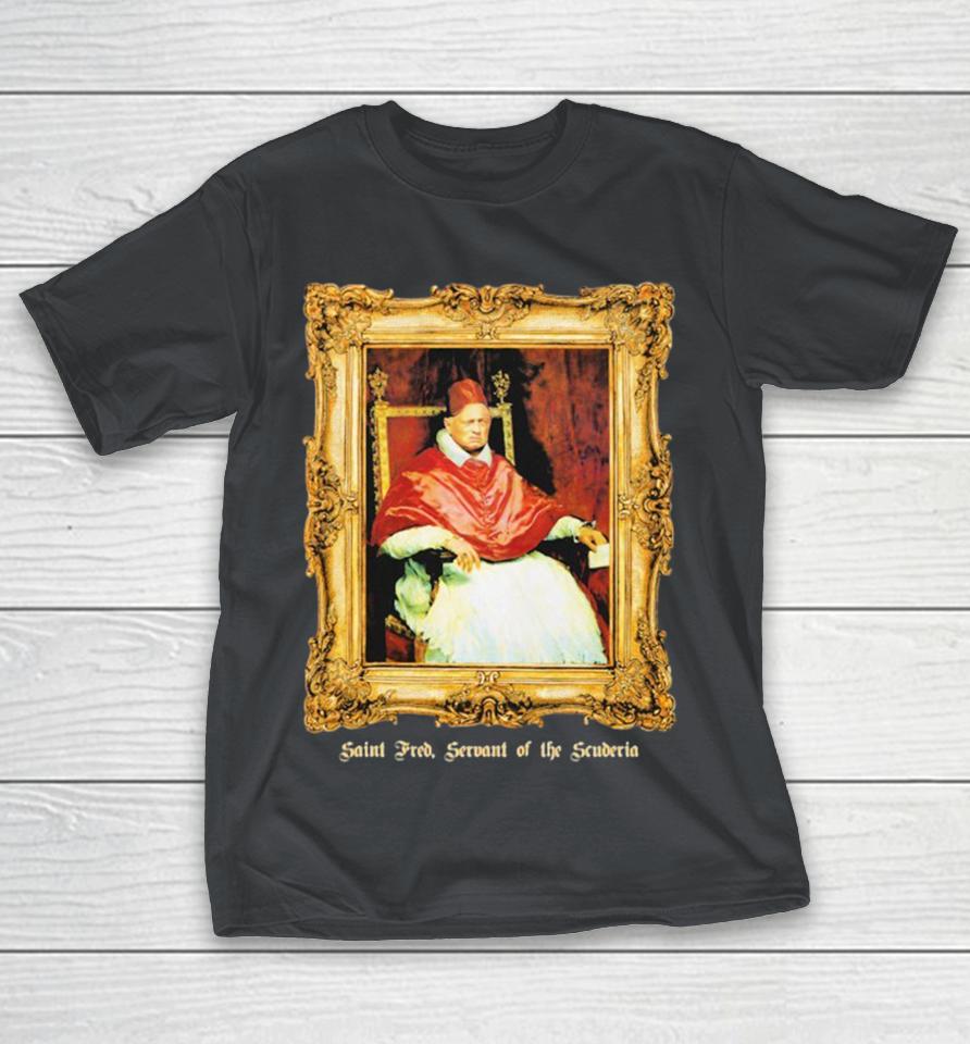 Fred Vasseur Saint Red Servant Of The Scuderia Portrait Shirts