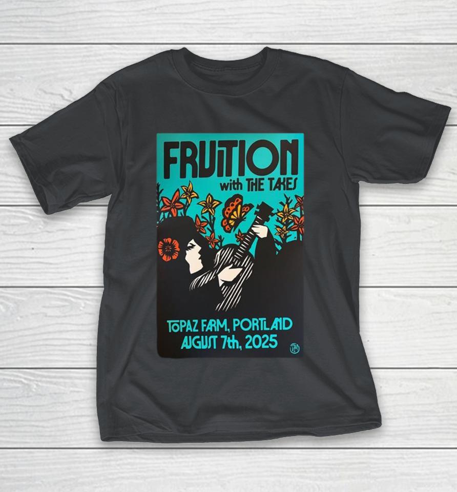 Fruition Topaz Farm August 7 2025 Portland, OR Tour Shirts
