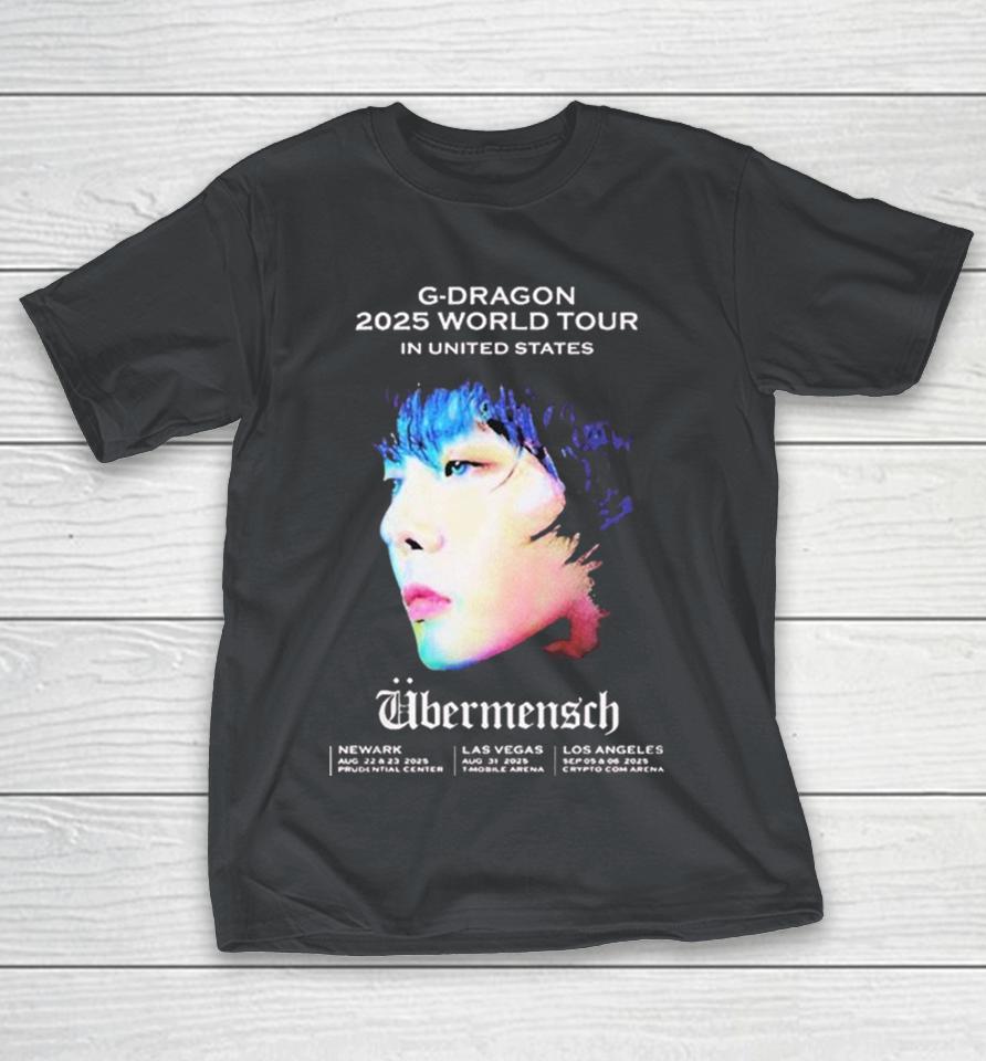 G-Dragon Ubermensch Phase 3 Usa World Tour 2025 Shirts
