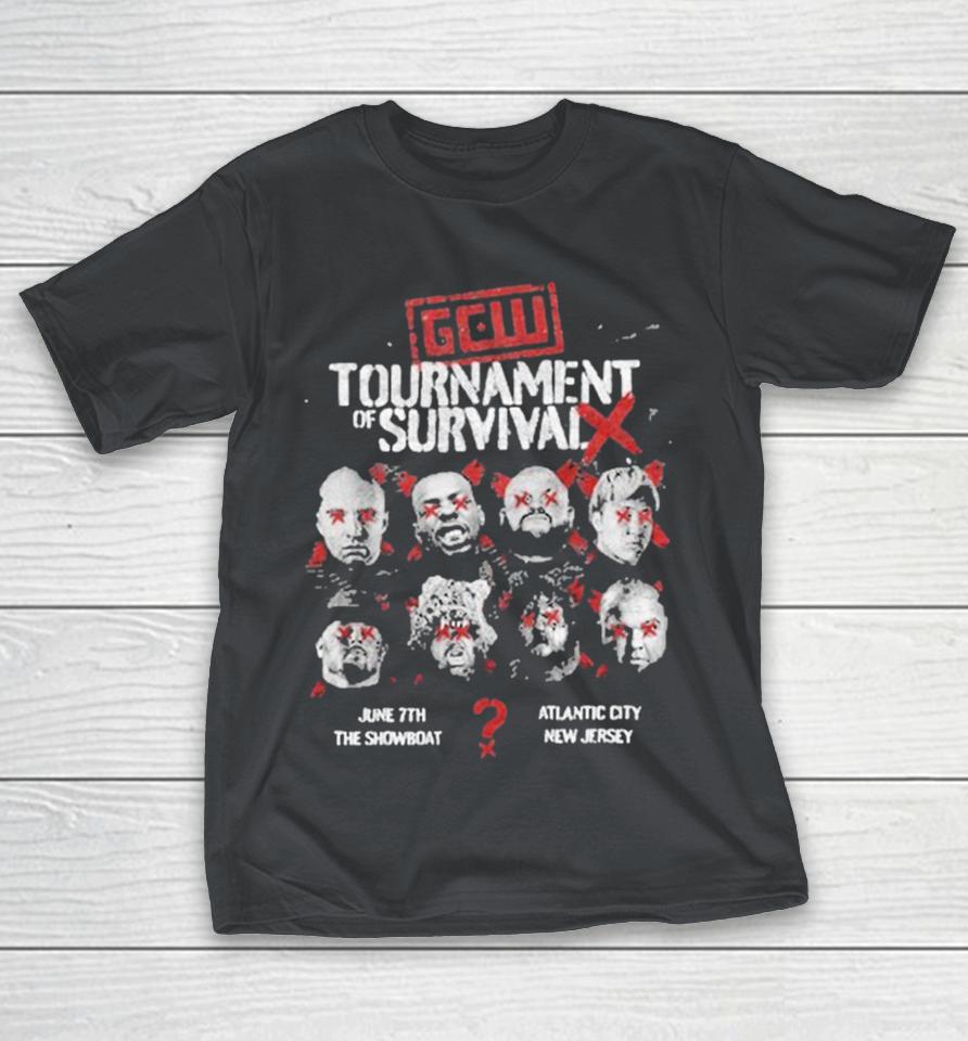 GCW GameChangerWrestling Tournament Of Survival 10 Event Shirts