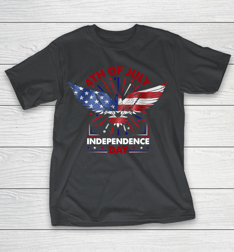Happy 4th Of July Independence Day American Eagle Flag Shirts