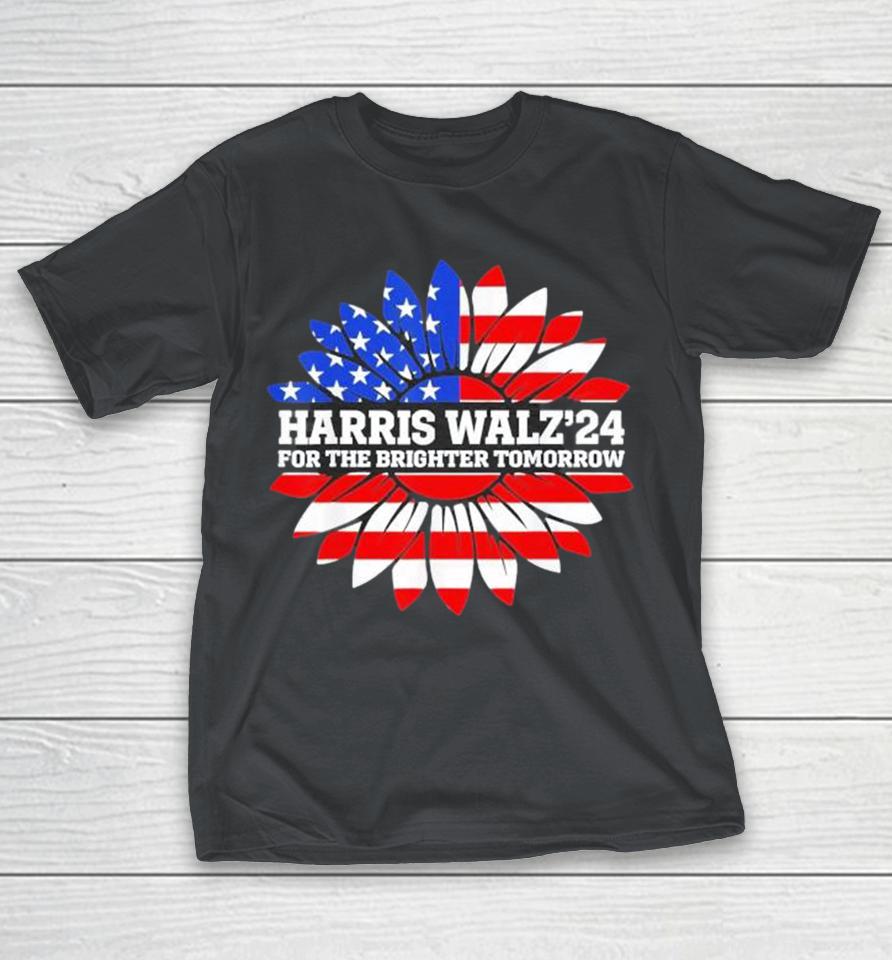 Harris walz 2024 for the brighter tomorrow tim walz 2024 Shirts