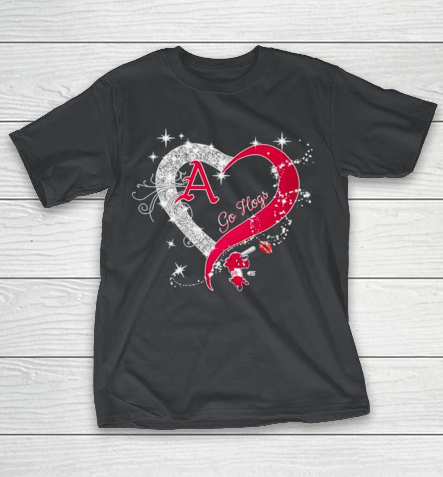 Heart Arkansas Razorbacks Baseball Go Vols Shirts