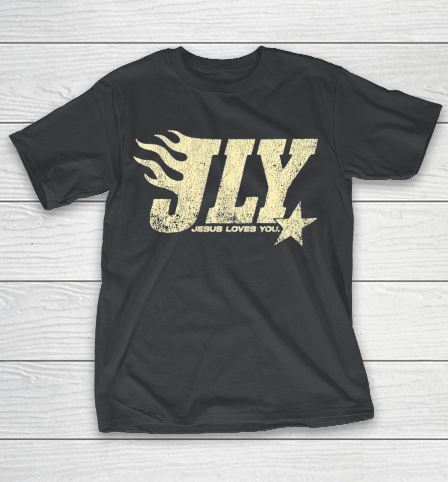 JLY Jesus Loves You Flame Logo Shirts