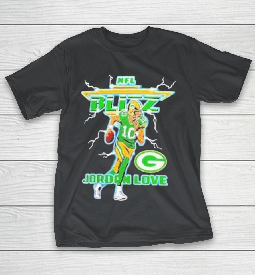 Jordan Love Green Bay Packers Nfl Blitz Player Shirts