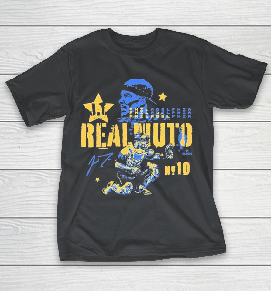 Jt Realmuto Miami Marlins Real Deal Grunge Mlbpa Shirts