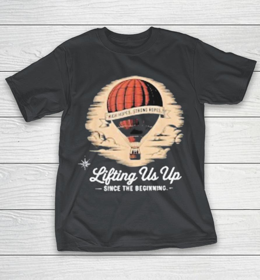 Lifting Us Up Since The Beginning Hot Air Balloon Dad Shirts