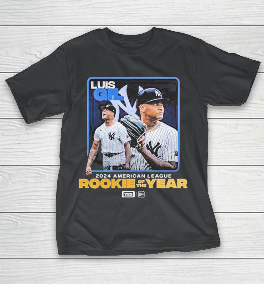 Luis Gil Form New York Yankees 2024 American League Rookie Of The Year Mlb Shirts