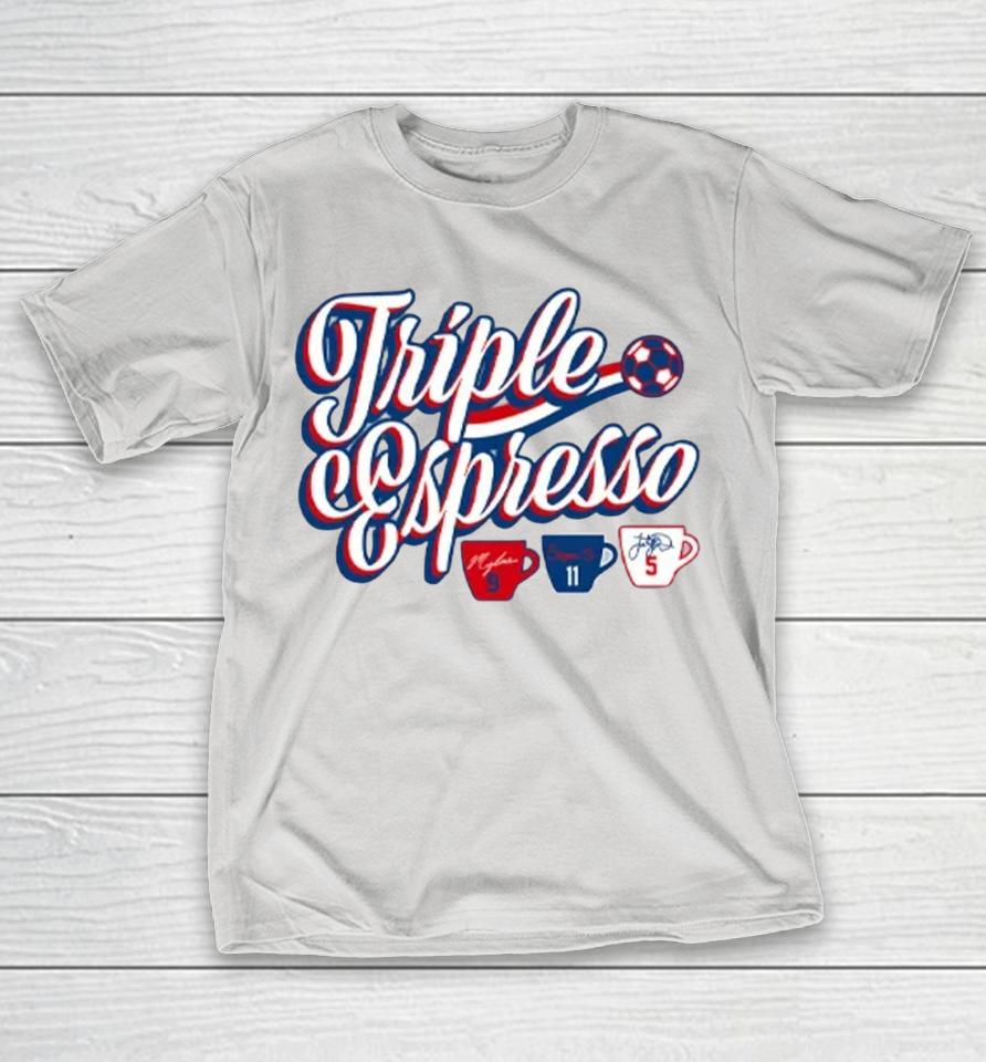 Mallory Swanson Trinity Rodman And Sophia Smith Triple Espresso Shirts