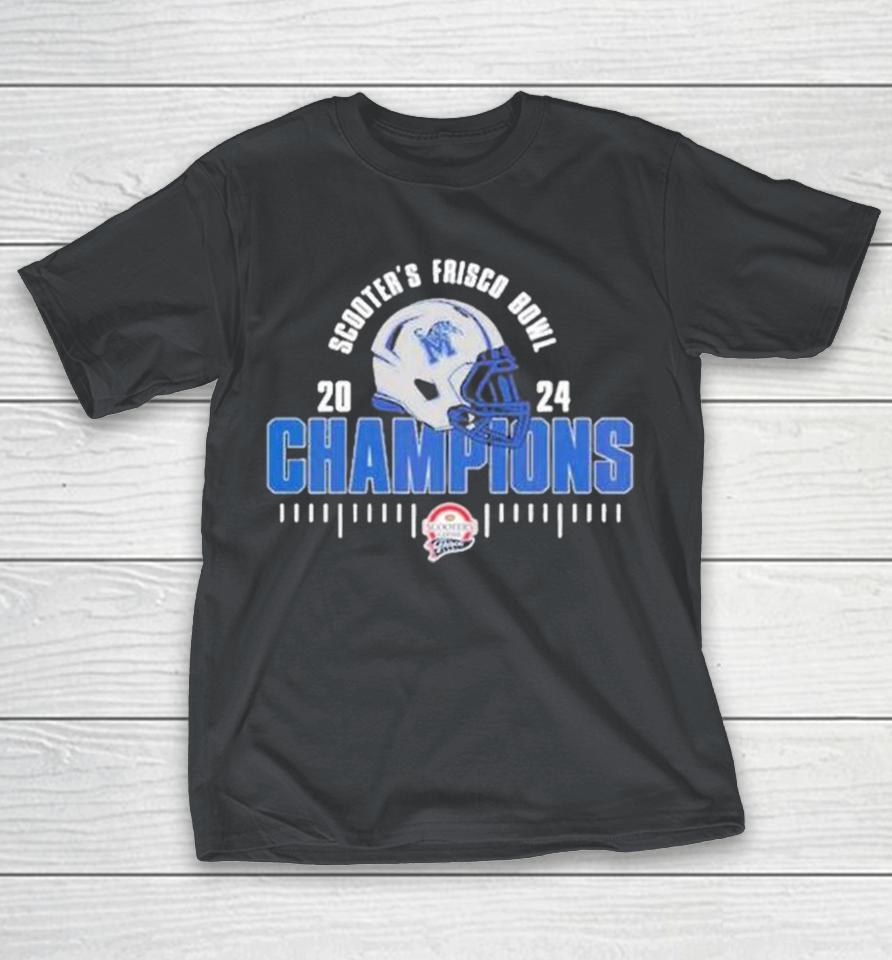 Memphis Tigers Football Winner The 2024 Scooters Frisco Bowl Ncaa Division Shirts