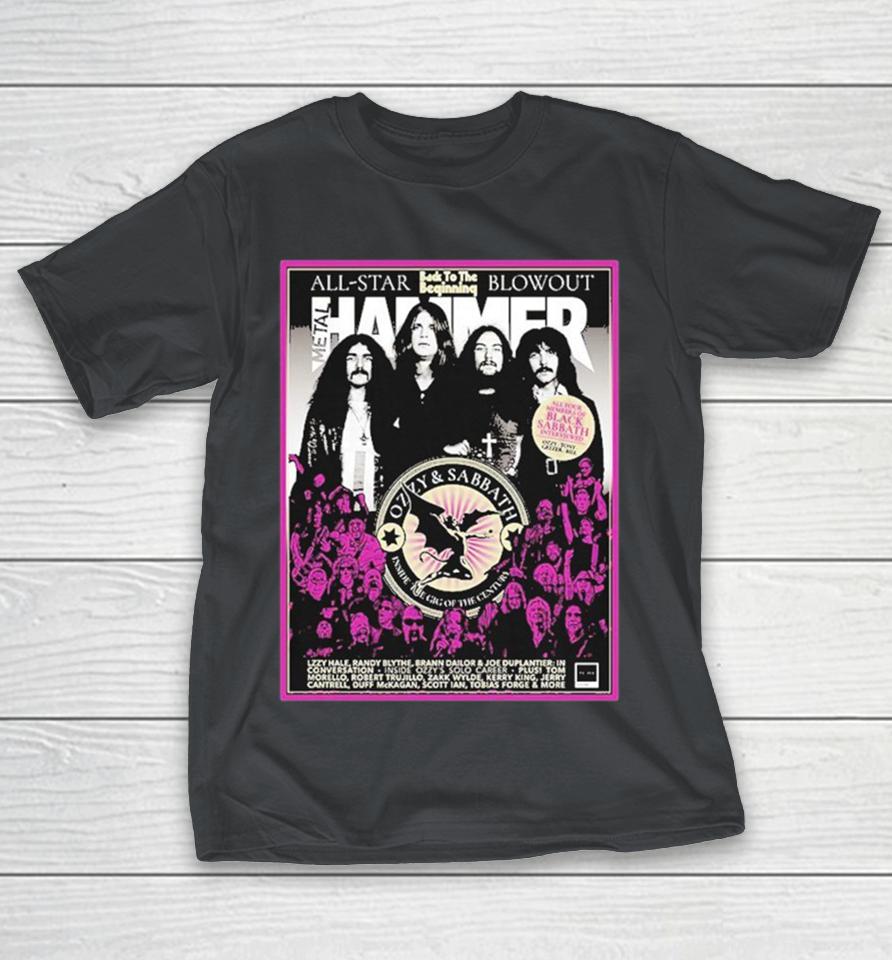 Metal Hammer Featuring Ozzy Osbourne And Black Sabbath For All-Star Blowout Back To The Beginning Interview Shirts