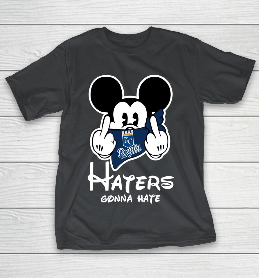 MLB Kansas City Royals Gonna Hate Mickey Mouse Disney Baseball Shirts