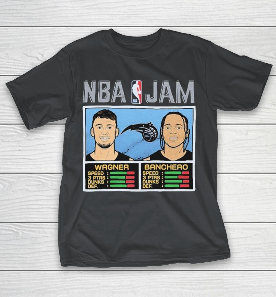 Moritz Wagner And Paolo Banchero NBA Jam Orlando Magic Shirts