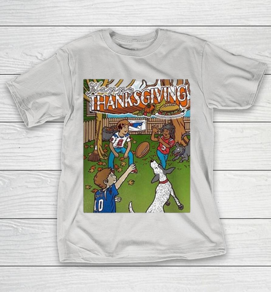 New England Patriots Happy Thanksgiving Day With Family Nfl Shirts