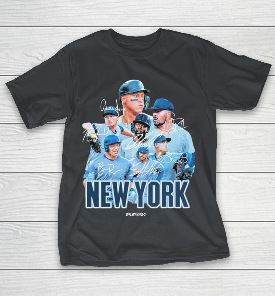 New York Yankees MLB Players Series Signatures Shirts