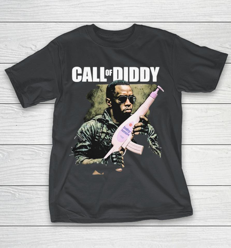 Official Call Of Diddy P Sean Combs Call Of Duty Baby Lotion Baby Oil Shirts