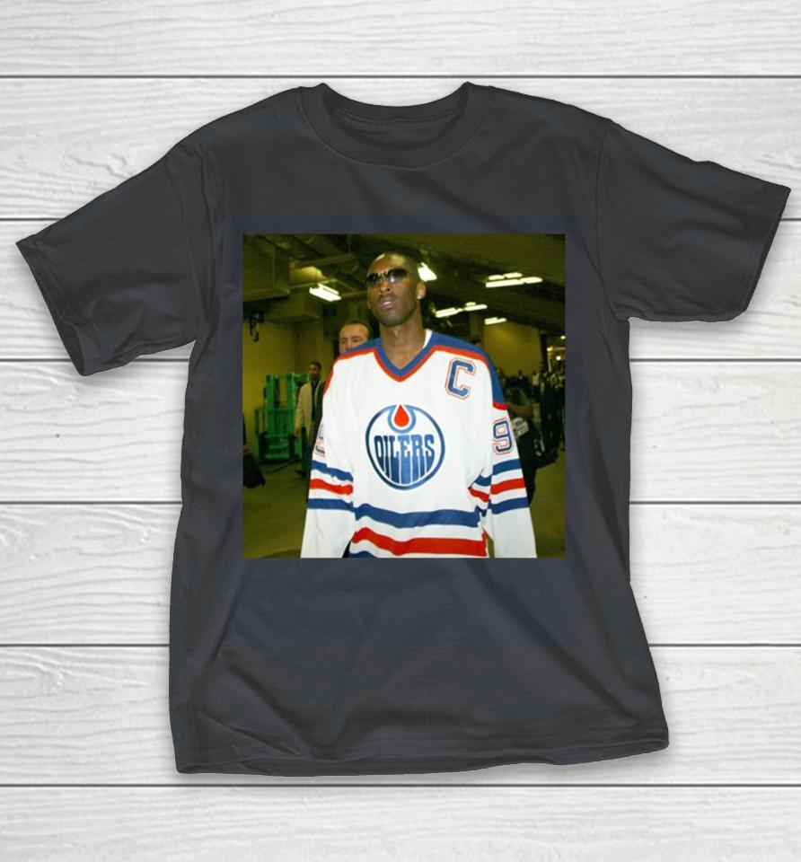 Official Kobe Bryant Fan Edmonton Oilers Jersey NHL Shirts