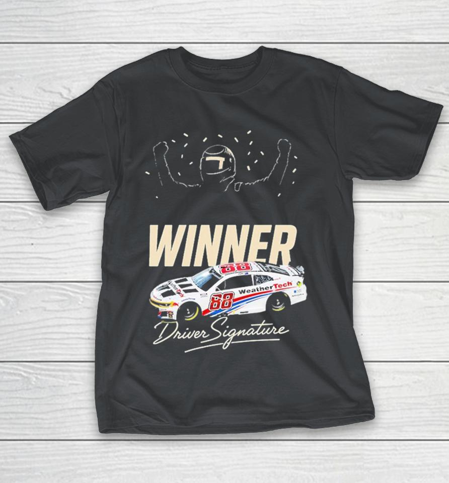 Official Shane Van Gisbergen #88 Chicago Winner Driver Signature Shirts